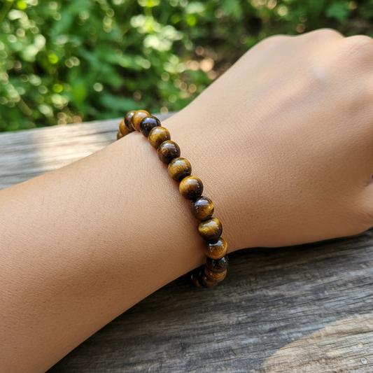 Bracelet en perles - Oeil de Tigre EXTRA (6 mm)