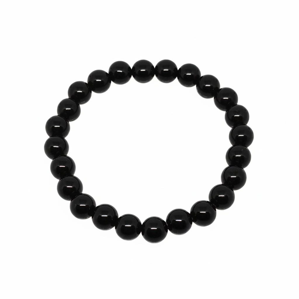 Bracelet en perles - Onyx (8 mm)