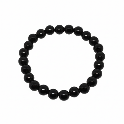 Bracelet en perles - Onyx (8 mm)