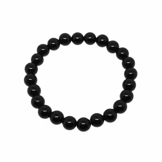 Bracelet en perles - Onyx (8 mm)