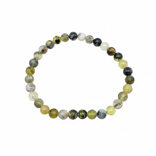 Bracelet en perles - Opale Verte (6 mm)