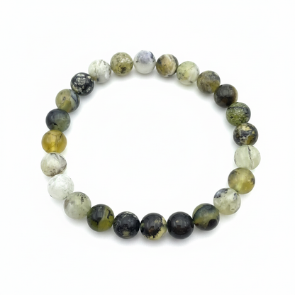 Bracelet en perles - Opale Verte (8 mm)