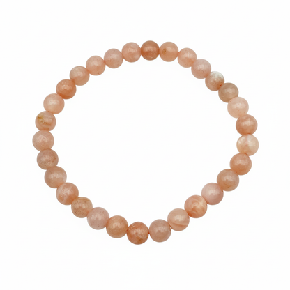 Bracelet en perles - Pierre de Soleil (6 mm)