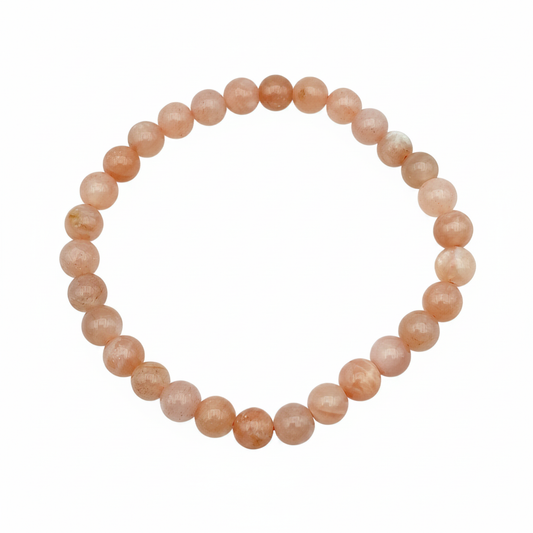 Bracelet en perles - Pierre de Soleil (6 mm)