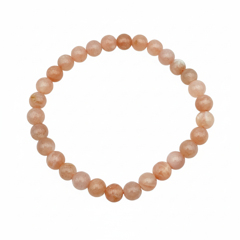 Bracelet en perles - Pierre de Soleil (6 mm)