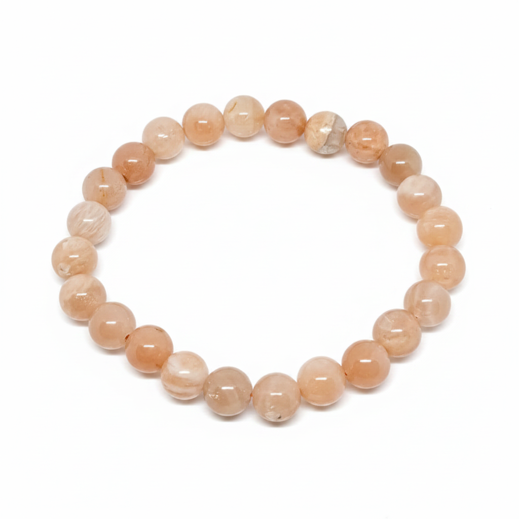 Bracelet en perles - Pierre de Soleil (8 mm)
