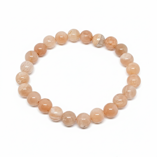 Bracelet en perles - Pierre de Soleil (8 mm)