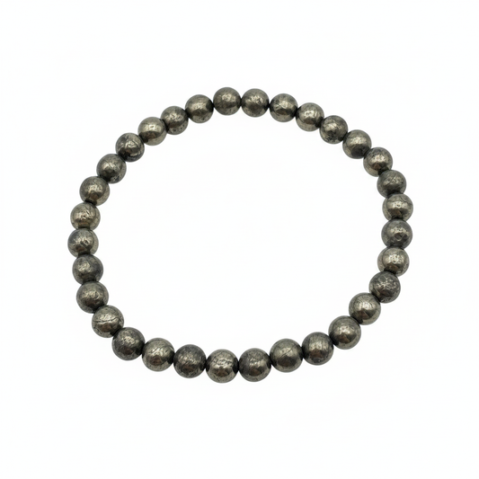 Bracelet en perles - Pyrite (6 mm)