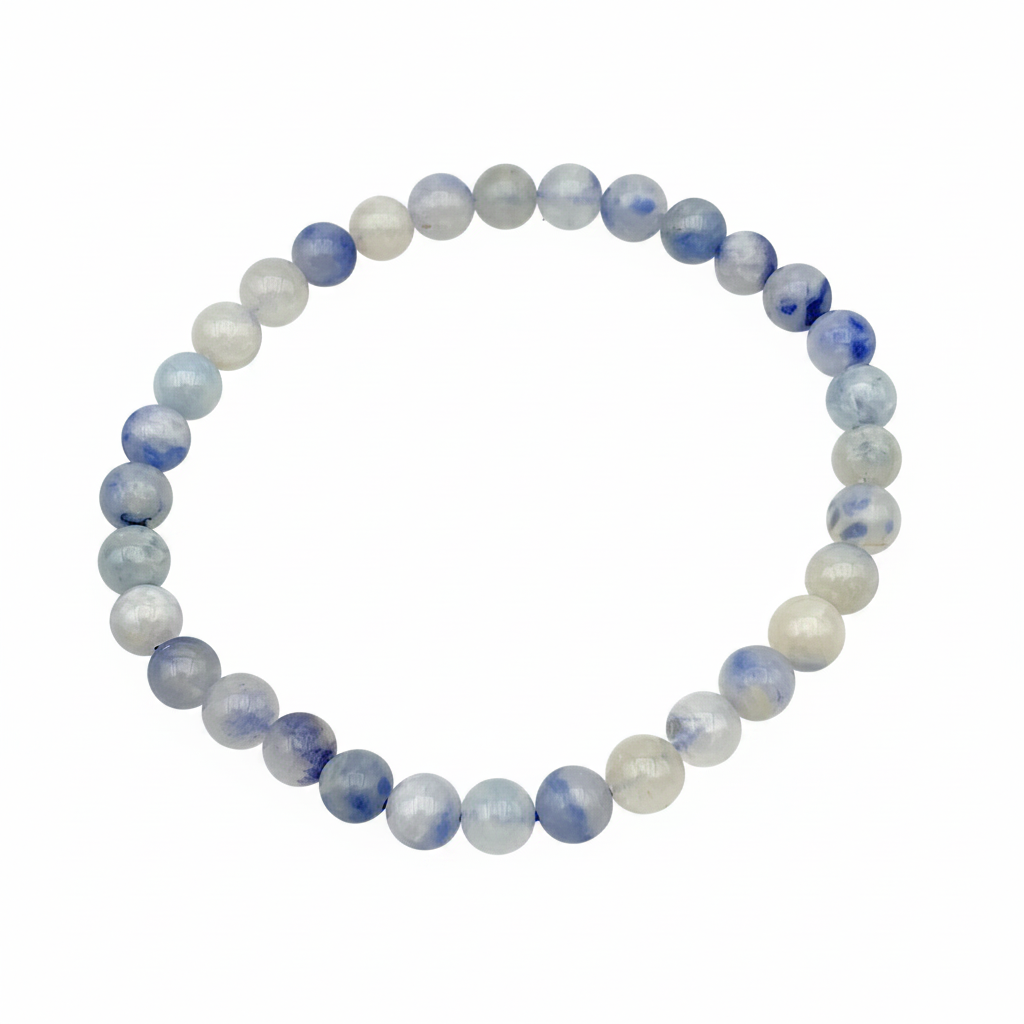 Bracelet en perles - Quartz Dumortiérite (6 mm)