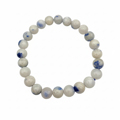 Bracelet en perles - Quartz Dumortiérite (8 mm)