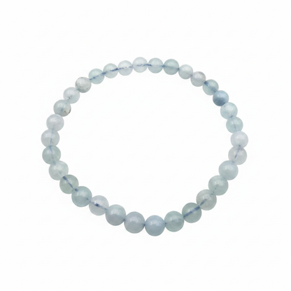 Bracelet en perles - Aigue Marine EXTRA (6 mm)