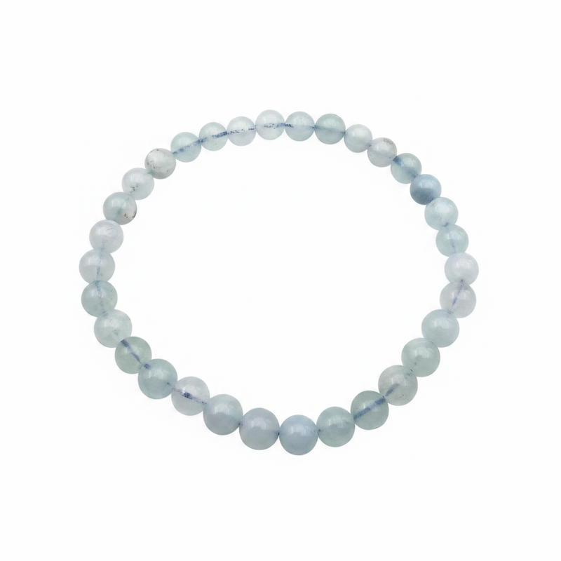 Bracelet en perles - Aigue Marine EXTRA (6 mm)