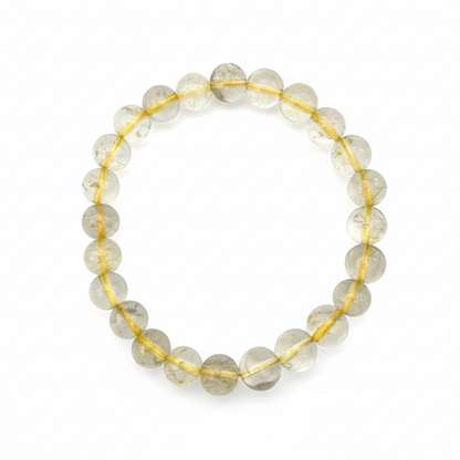 Bracelet en perles - Quartz Rutile (8 mm)