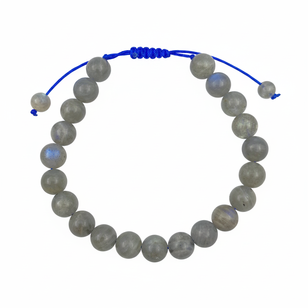 Bracelet en perles Réglable Coulissant - Labradorite