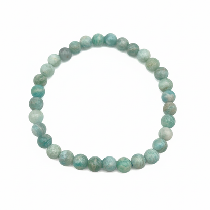 Bracelet en perles - Amazonite (6 mm)