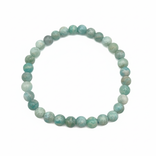 Bracelet en perles - Amazonite (6 mm)