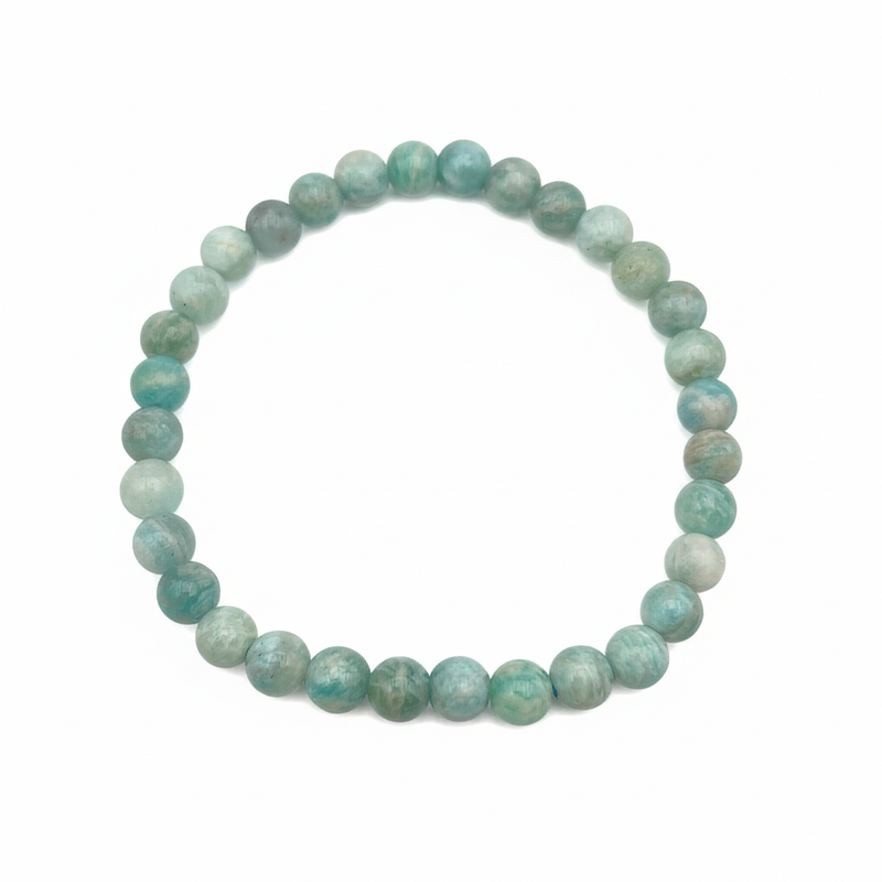 Bracelet en perles - Amazonite (6 mm)