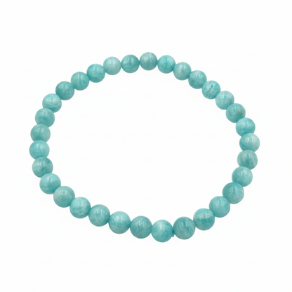 Bracelet en perles - Amazonite EXTRA (6 mm)