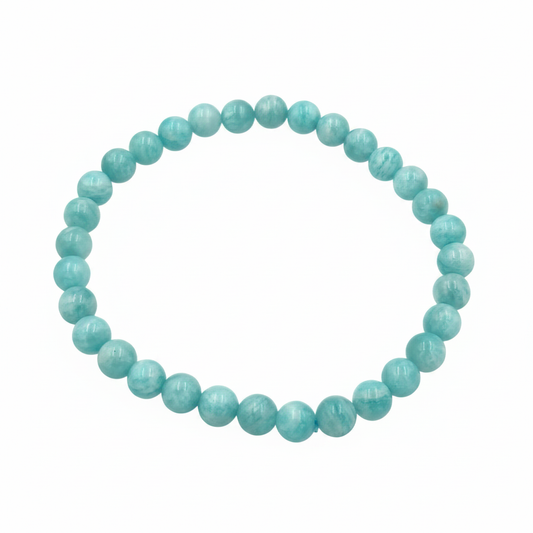 Bracelet en perles - Amazonite EXTRA (6 mm)