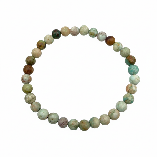 Bracelet en perles - Turquoise (6 mm)