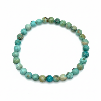 Bracelet en perles - Turquoise EXTRA (6 mm)