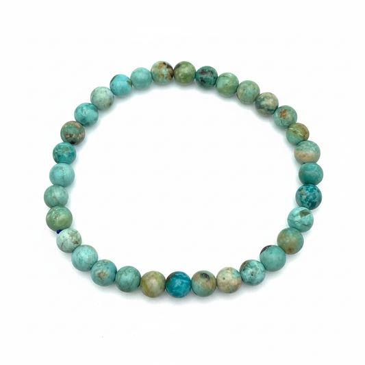 Bracelet en perles - Turquoise EXTRA (6 mm)