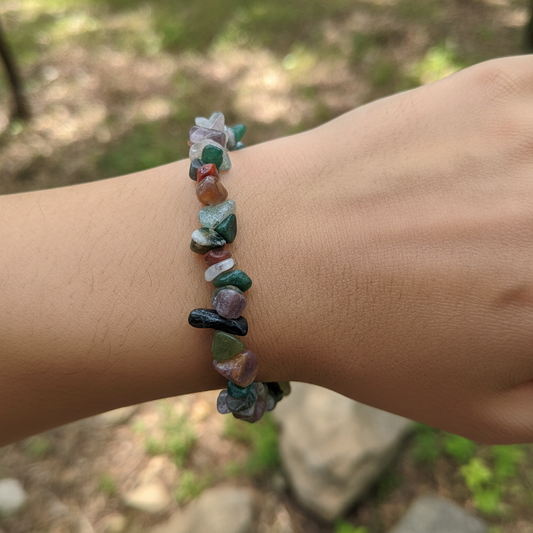 Bracelet baroque en Agate indienne (Collection Femme / Enfant)