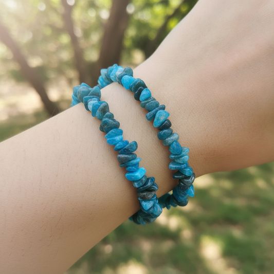 Bracelet baroque en Apatite (Collection Femme / Enfant)