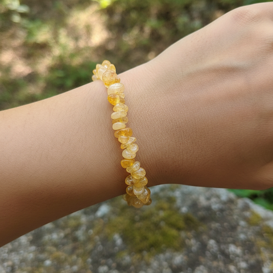 Bracelet baroque en Citrine (Collection Femme / Enfant)