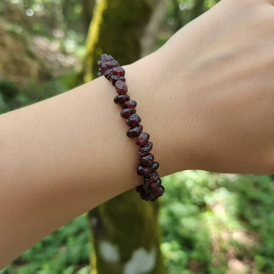 Bracelet baroque en Grenat (Collection Femme / Enfant)