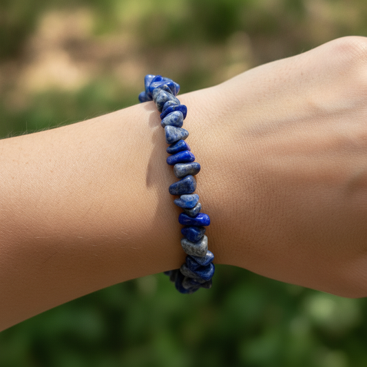 Bracelet baroque en Lapis Lazuli (Collection Femme / Enfant)