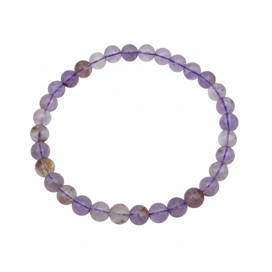 Bracelet en perles - Améthyste Fantôme / Super Seven (6 mm)