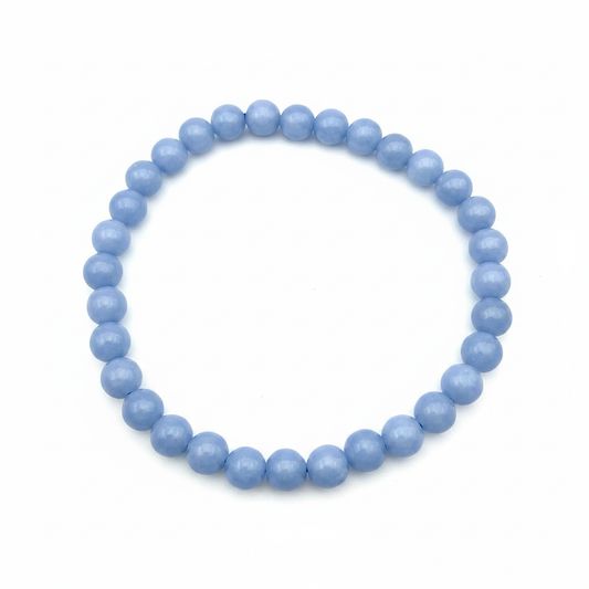 Bracelet en perles - Angélite (6 mm)