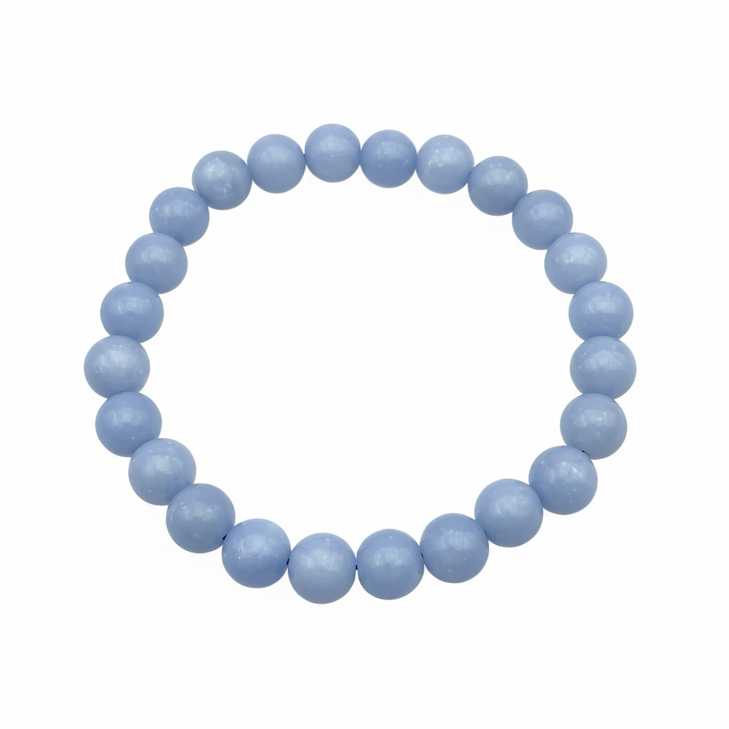 Bracelet en perles - Angelite (8 mm)