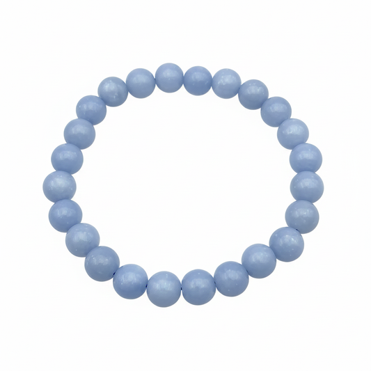 Bracelet en perles - Angelite (8 mm)