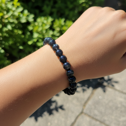 Bracelet en perles - Astrophyllite (8 mm)