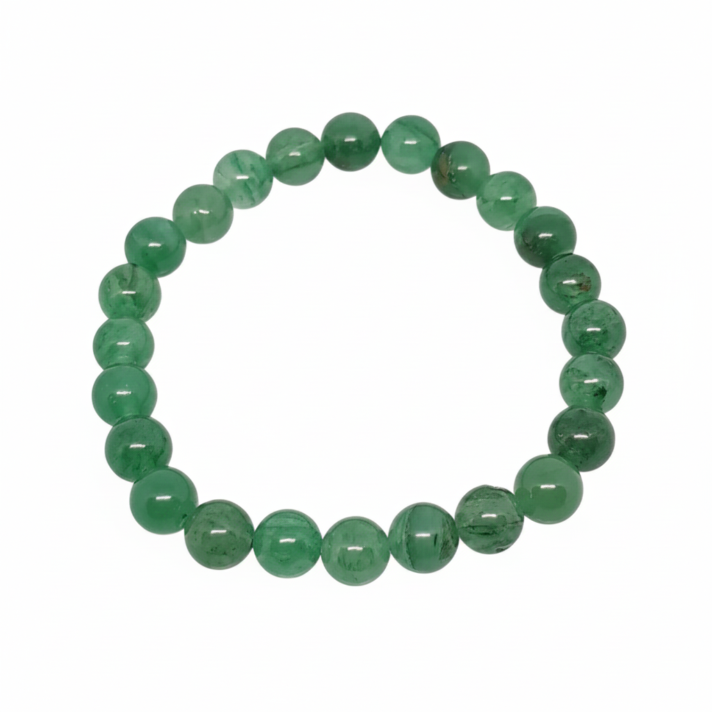 Bracelet en perles - Aventurine Verte (8 mm)
