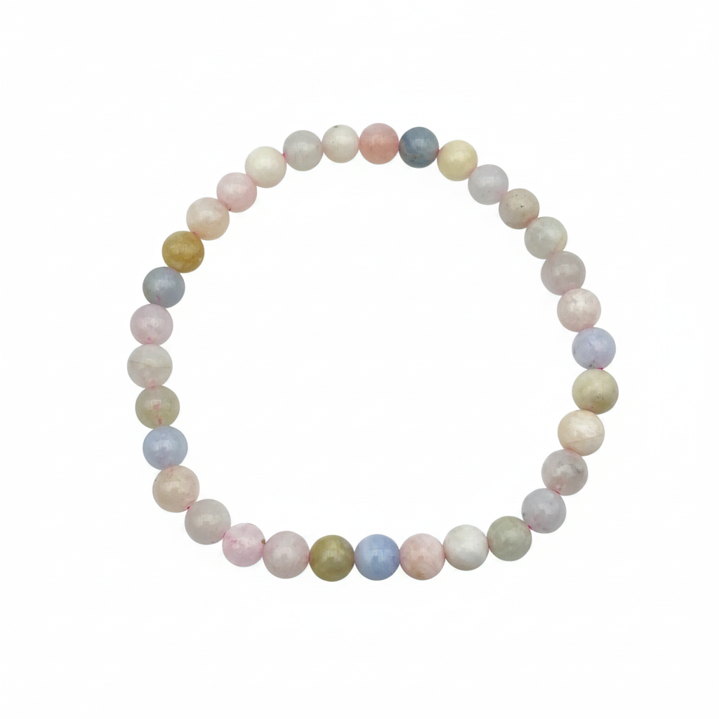 Bracelet en perles - Béryls (6 mm)