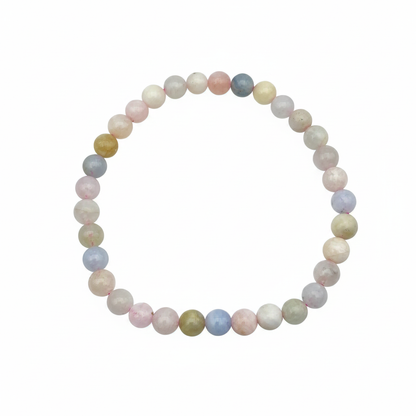 Bracelet en perles - Béryls (6 mm)