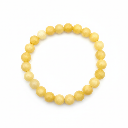 Bracelet en perles - Calcite Miel (8 mm)
