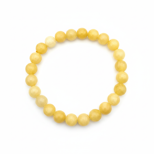 Bracelet en perles - Calcite Miel (8 mm)