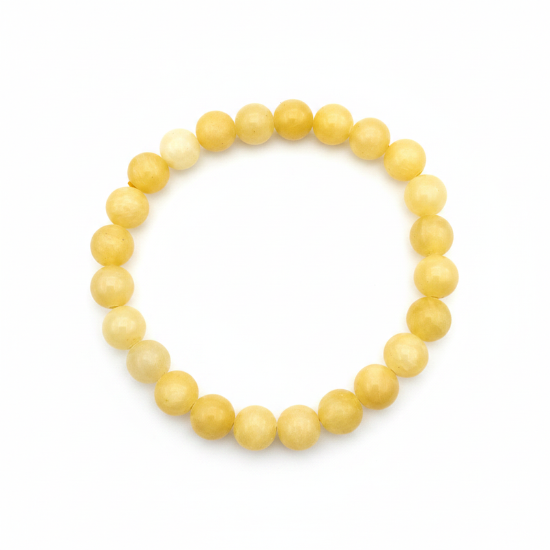 Bracelet en perles - Calcite Miel (8 mm)