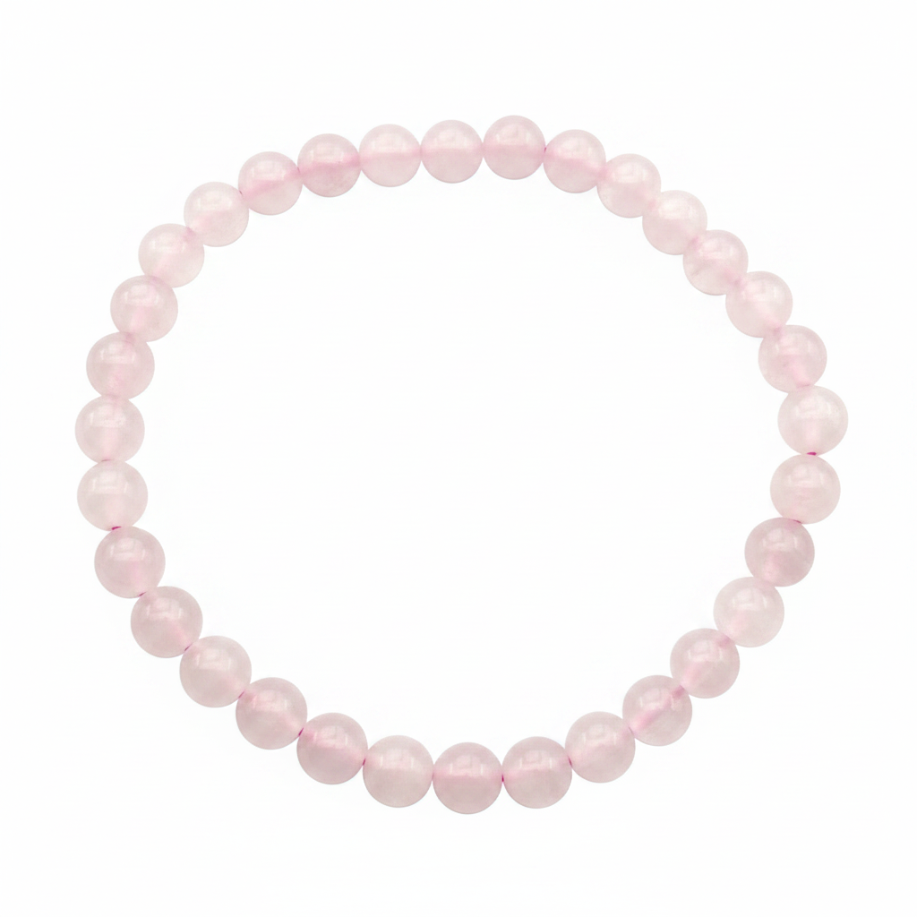 Bracelet en perles - Calcite Rose (6 mm)