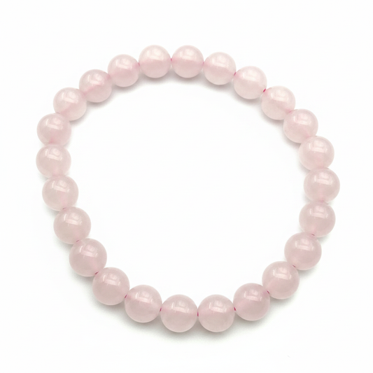 Bracelet en perles - Calcite Rose (8 mm)