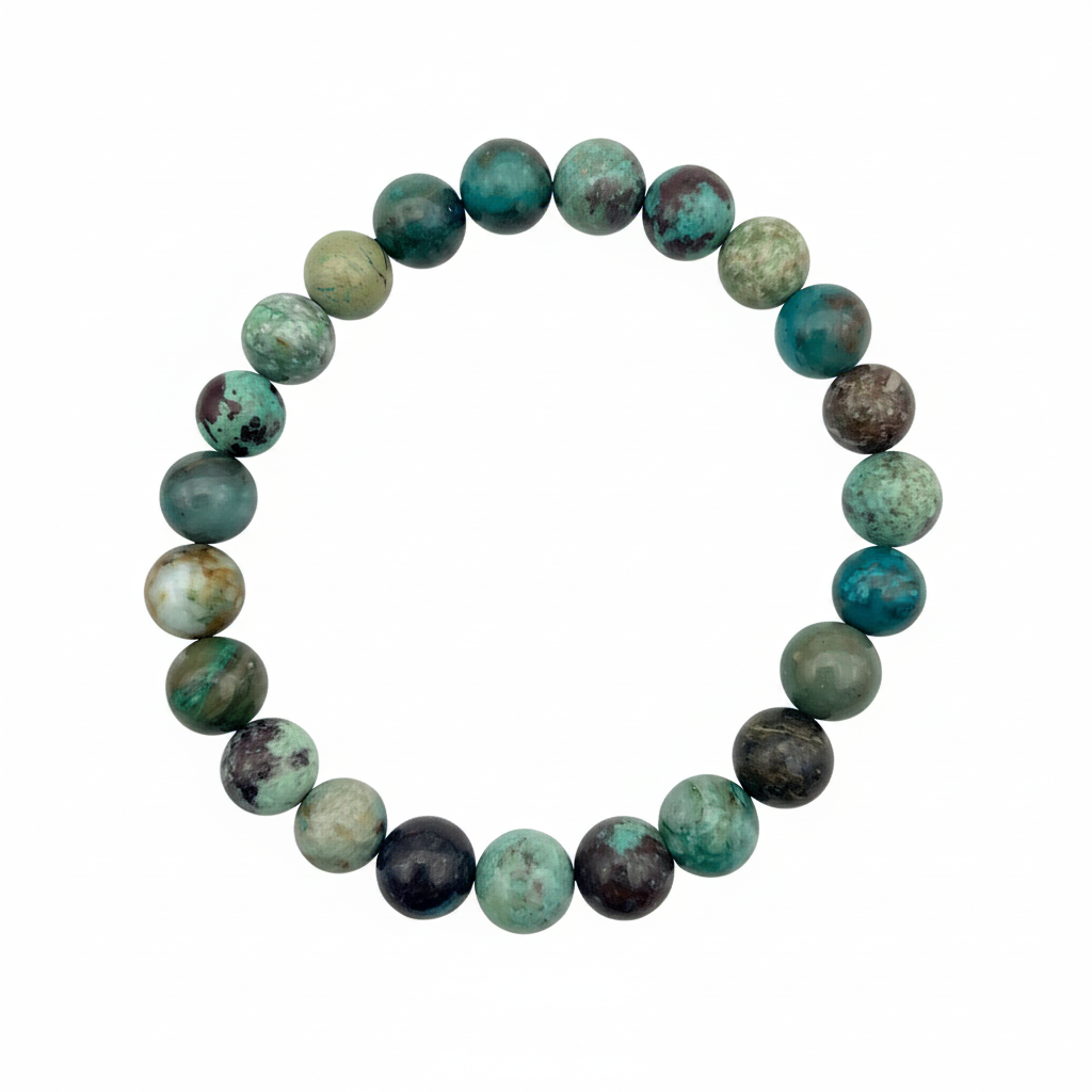 Bracelet en perles - Chrysocolle (8 mm)