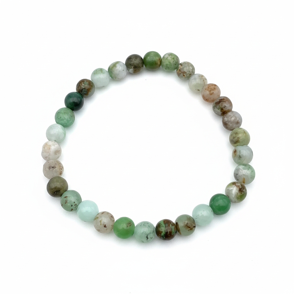 Bracelet en perles - Chrysoprase (6 mm)