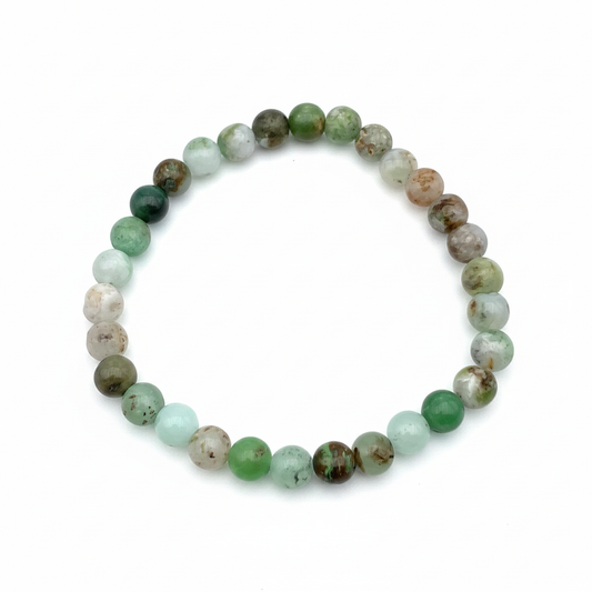 Bracelet en perles - Chrysoprase (6 mm)