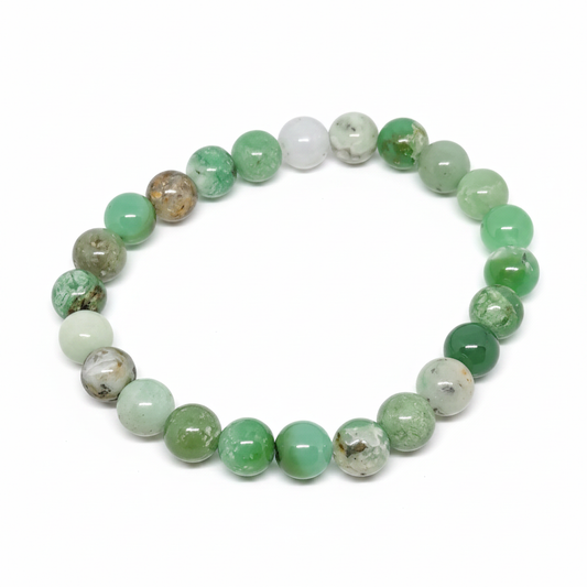 Bracelet en perles - Chrysoprase (8 mm)