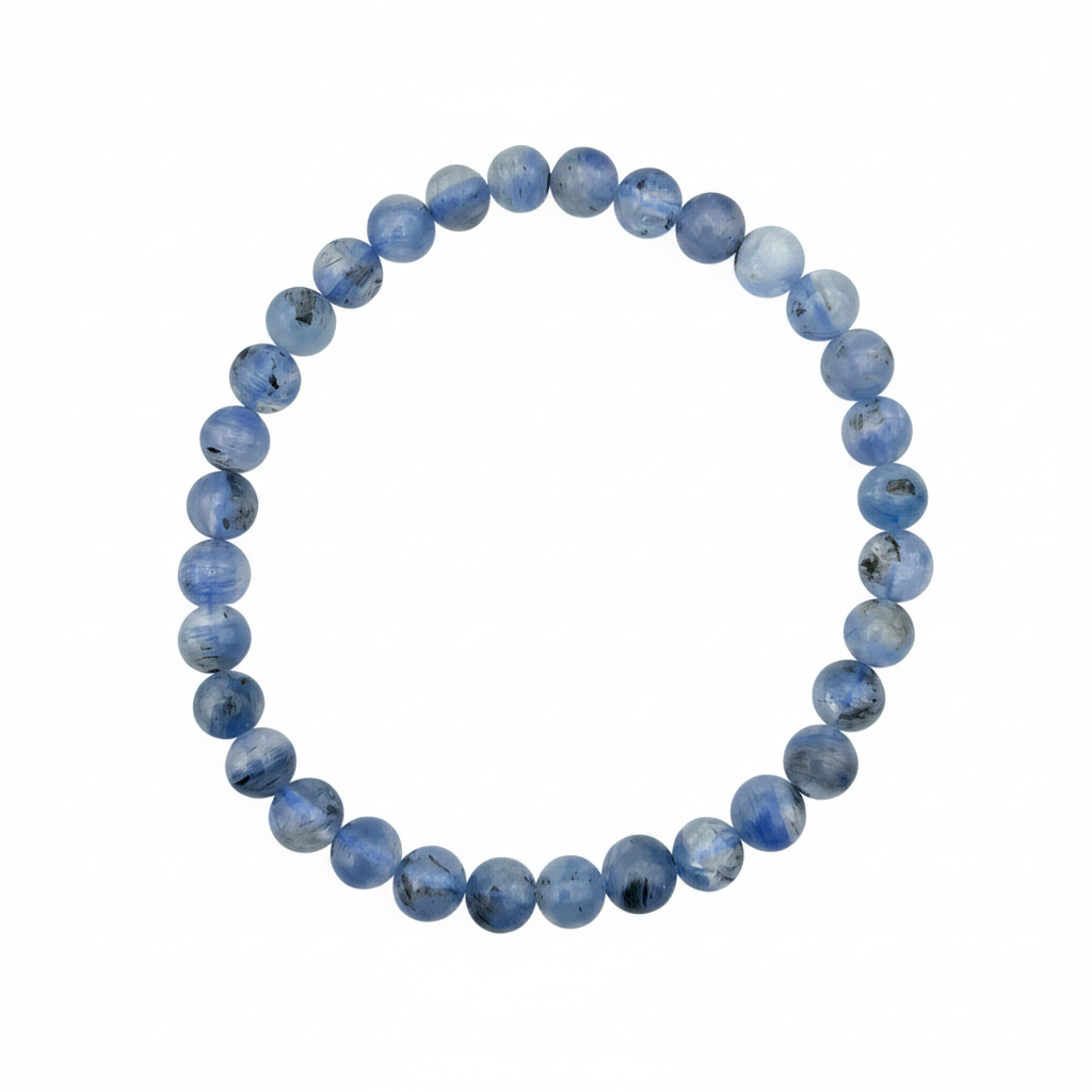 Bracelet en perles - Cyanite Naturelle (6 mm)