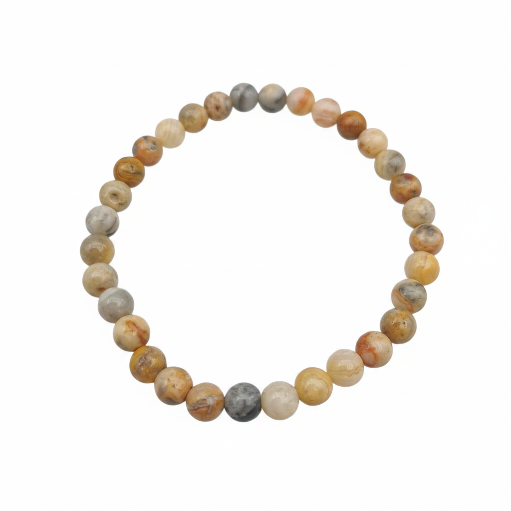 Bracelet en perles - Agate Crazy Lace (6 mm)